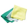 Rubbermaid Commercial Reusable Cleaning Cloths, Microfiber, 16 x 16, Yellow, PK12 FGQ61000YL00